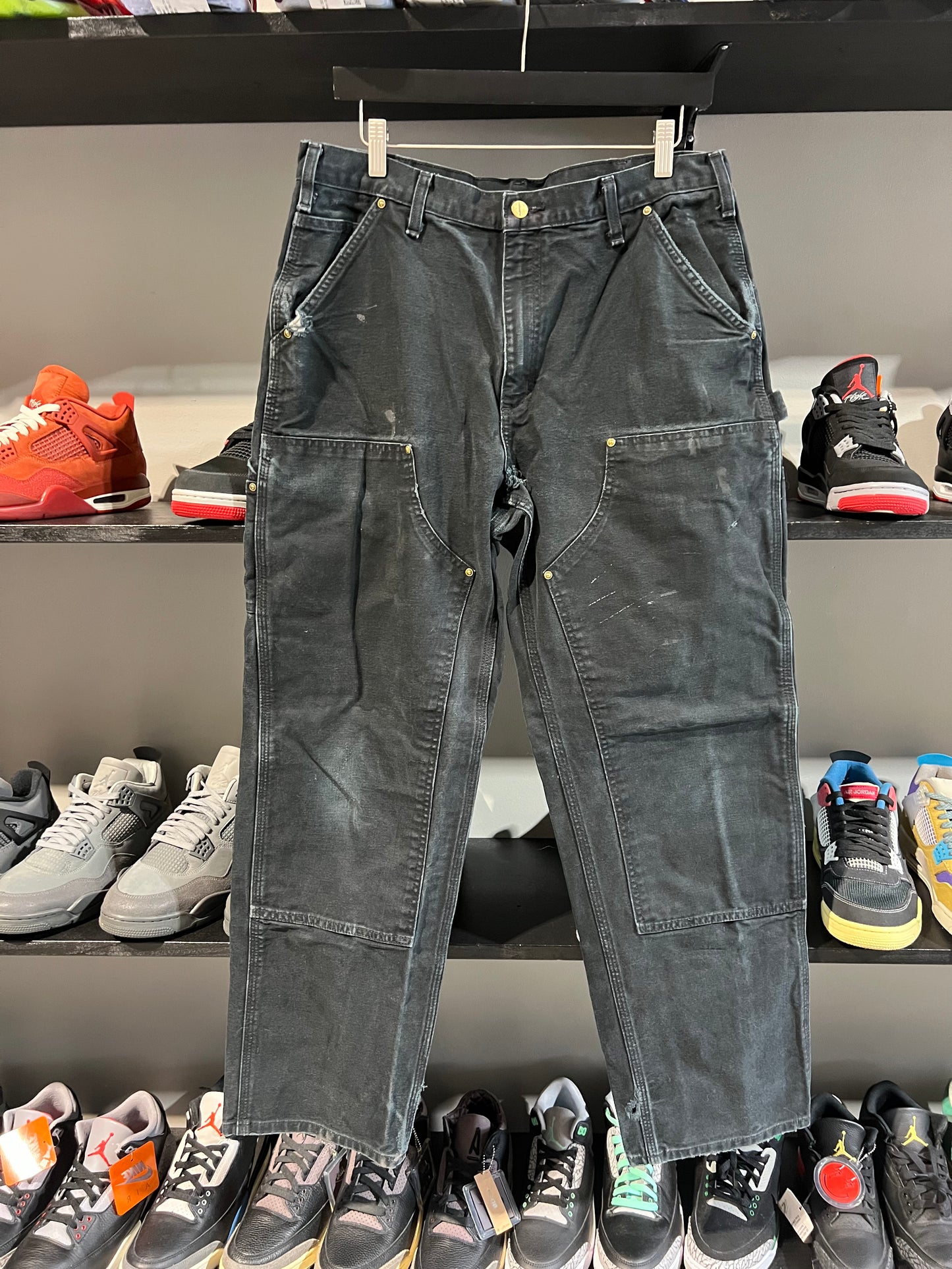 Vintage Black Carhartt Double Knee Pants