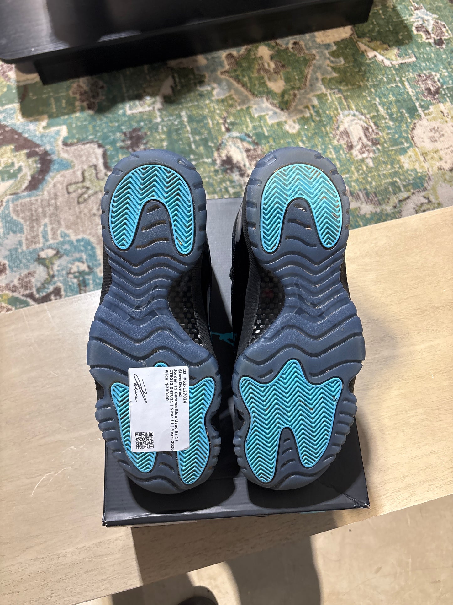 Jordan 11 Gamma Blue Used Sz 11