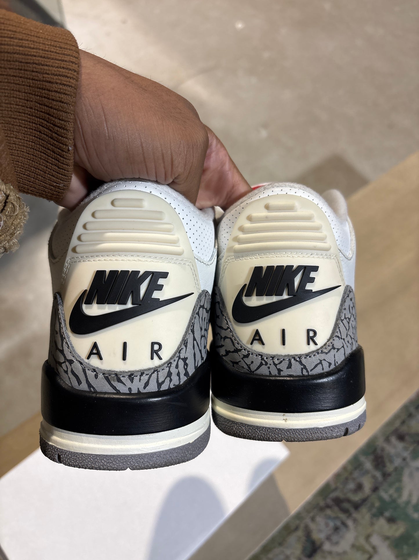 Jordan 3 White Reimagined Used Sz 9.5 RB