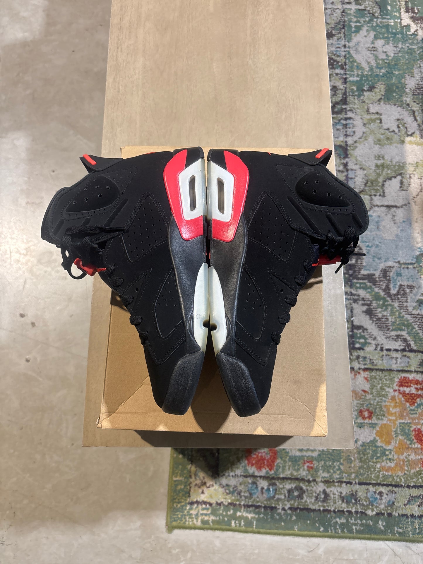 Jordan 6 Infrared Salesman Used Sz 9.5