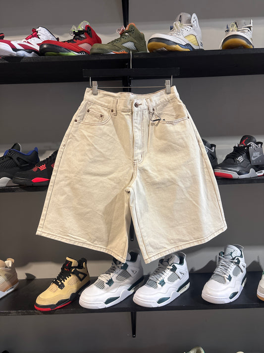 Gv Gallery Jean Shorts Cream