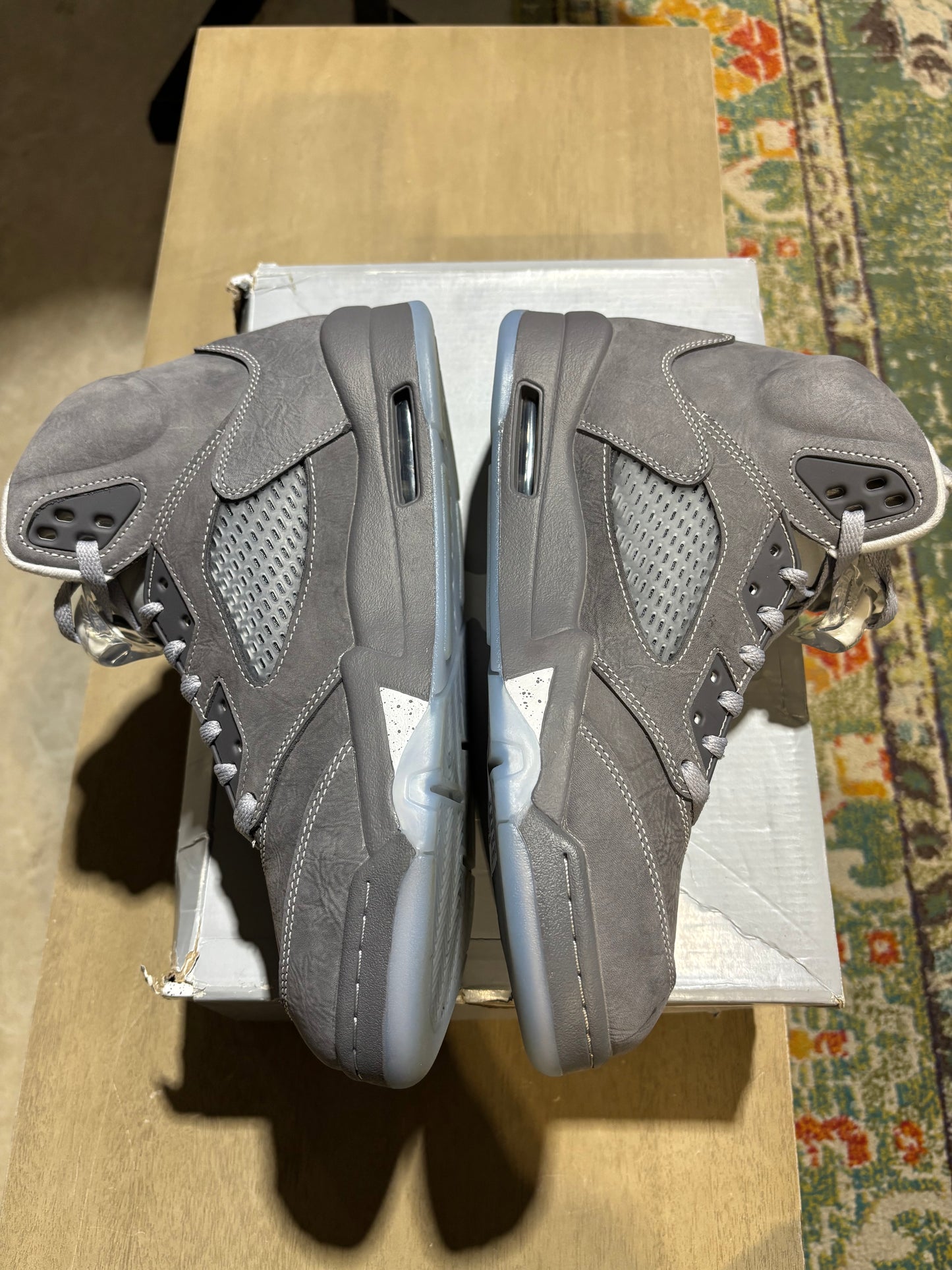 Jordan 5 Wolf Grey Used Sz 10 (1)