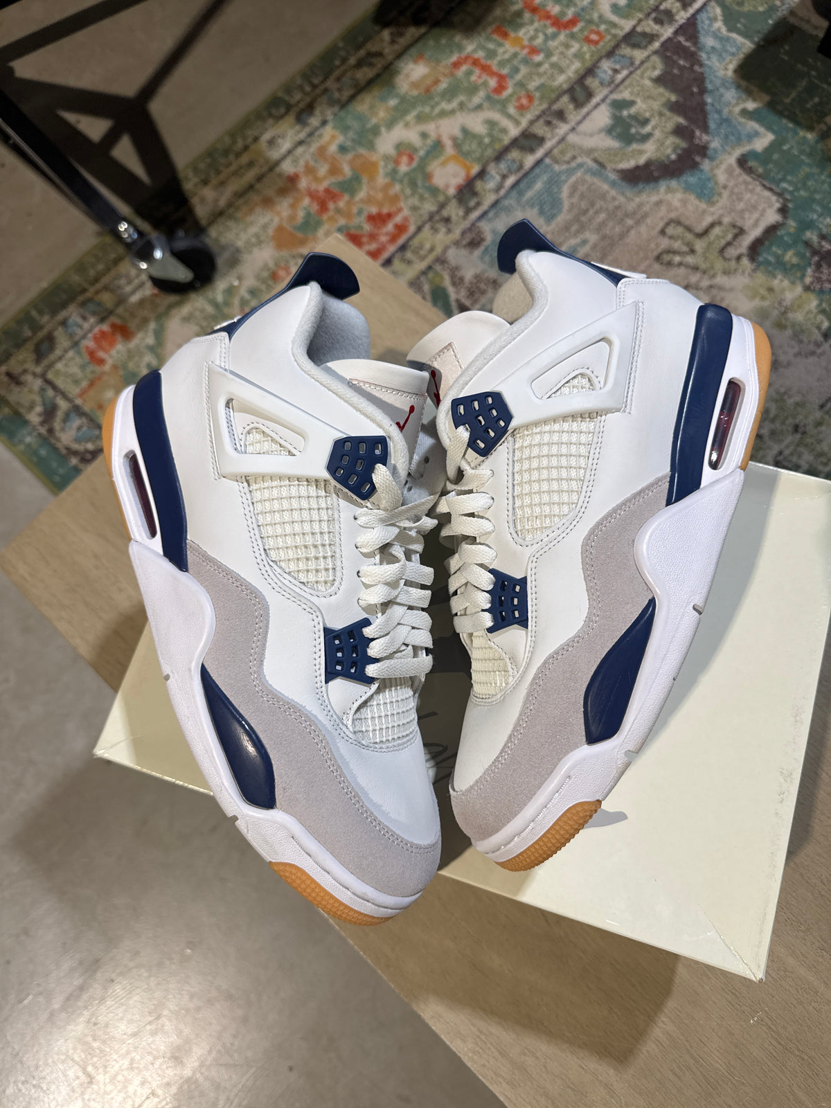 Jordan 4 SB Navy Used Sz 10