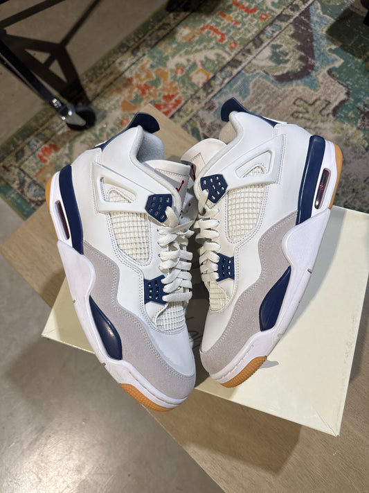 Jordan 4 SB Navy Used Sz 10