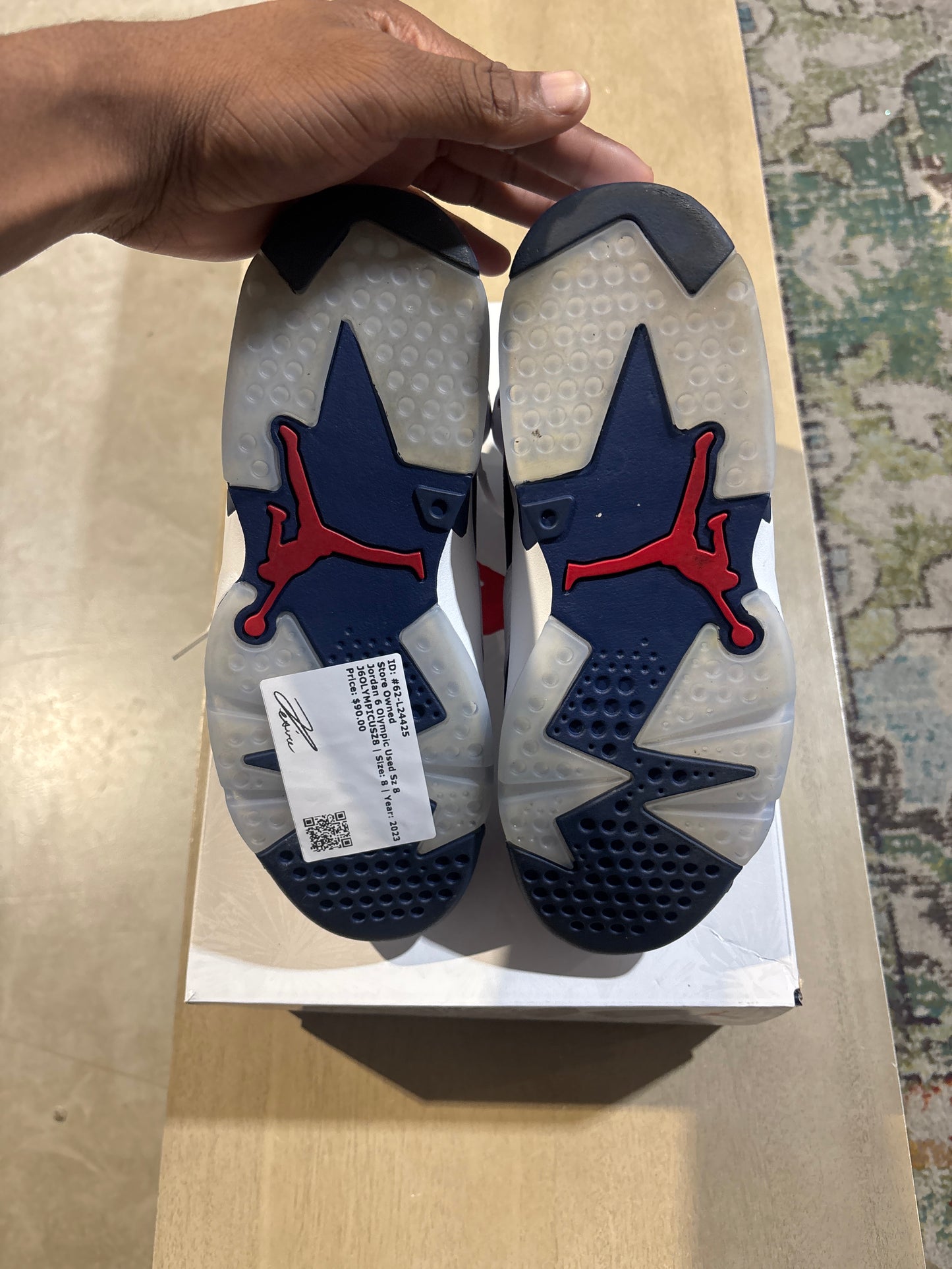 Jordan 6 Olympic Used Sz 8