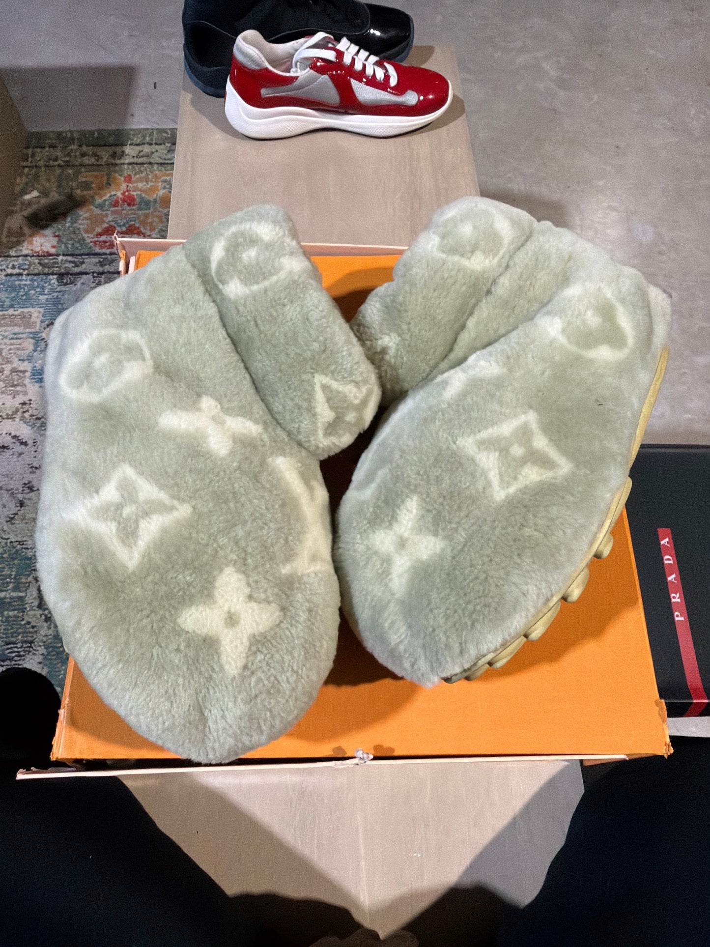Louis Vuitton LV Footprint Boots Used sz 8