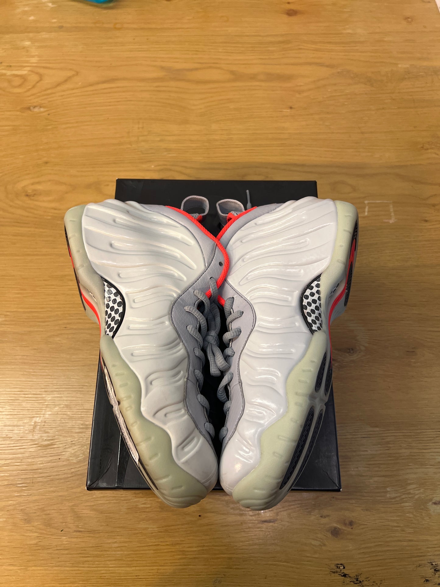 Foamposite pro  pure platinum used Sz 9