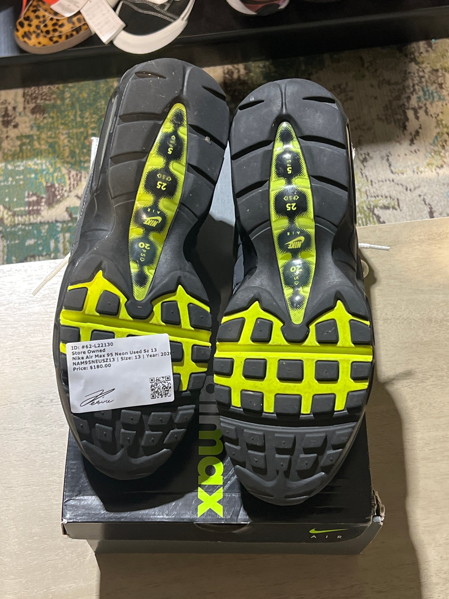 Nike Air Max 95 Neon Used Sz 13