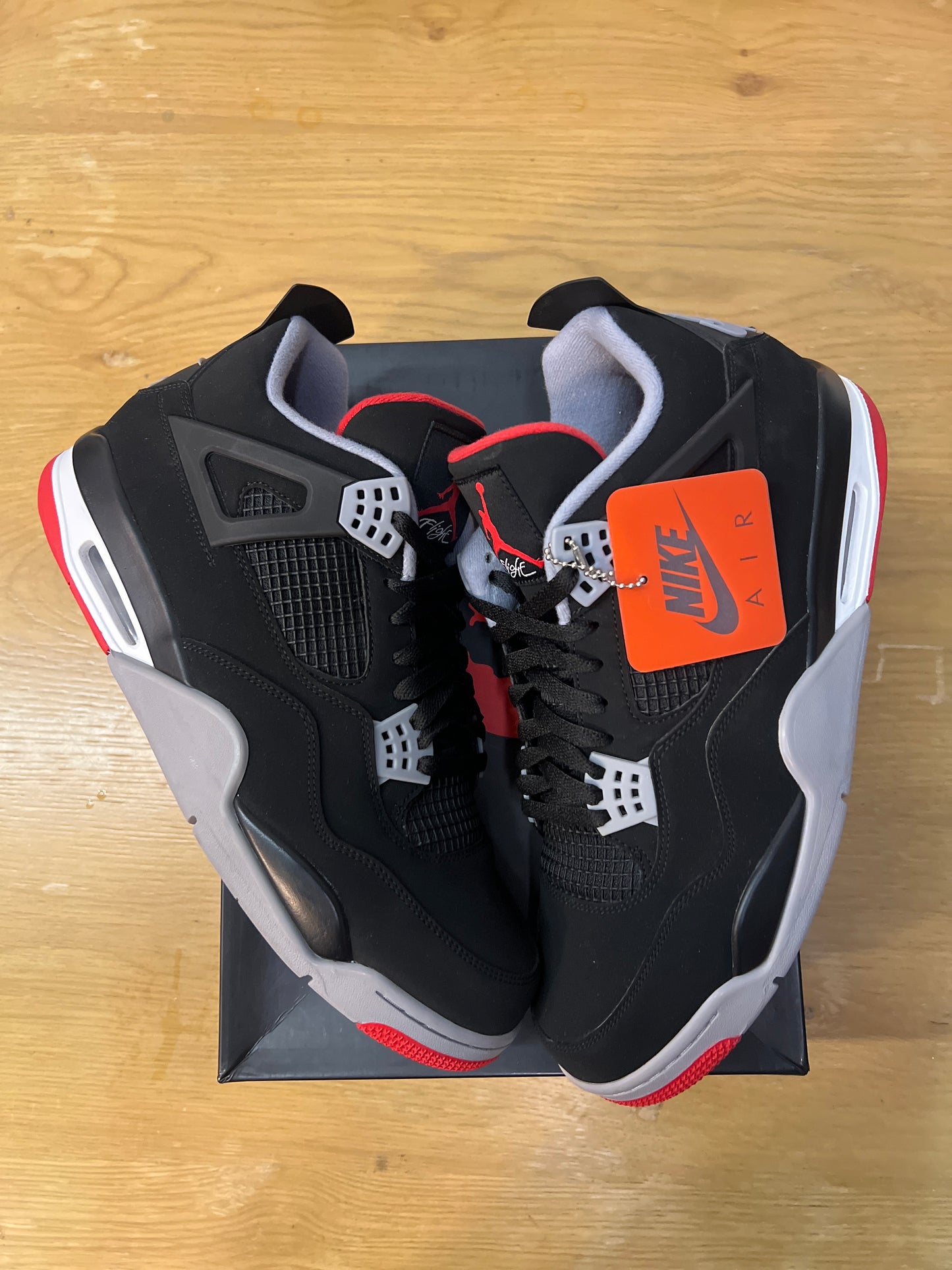 Air Jordan 4 retro bred 2019 size 14 used