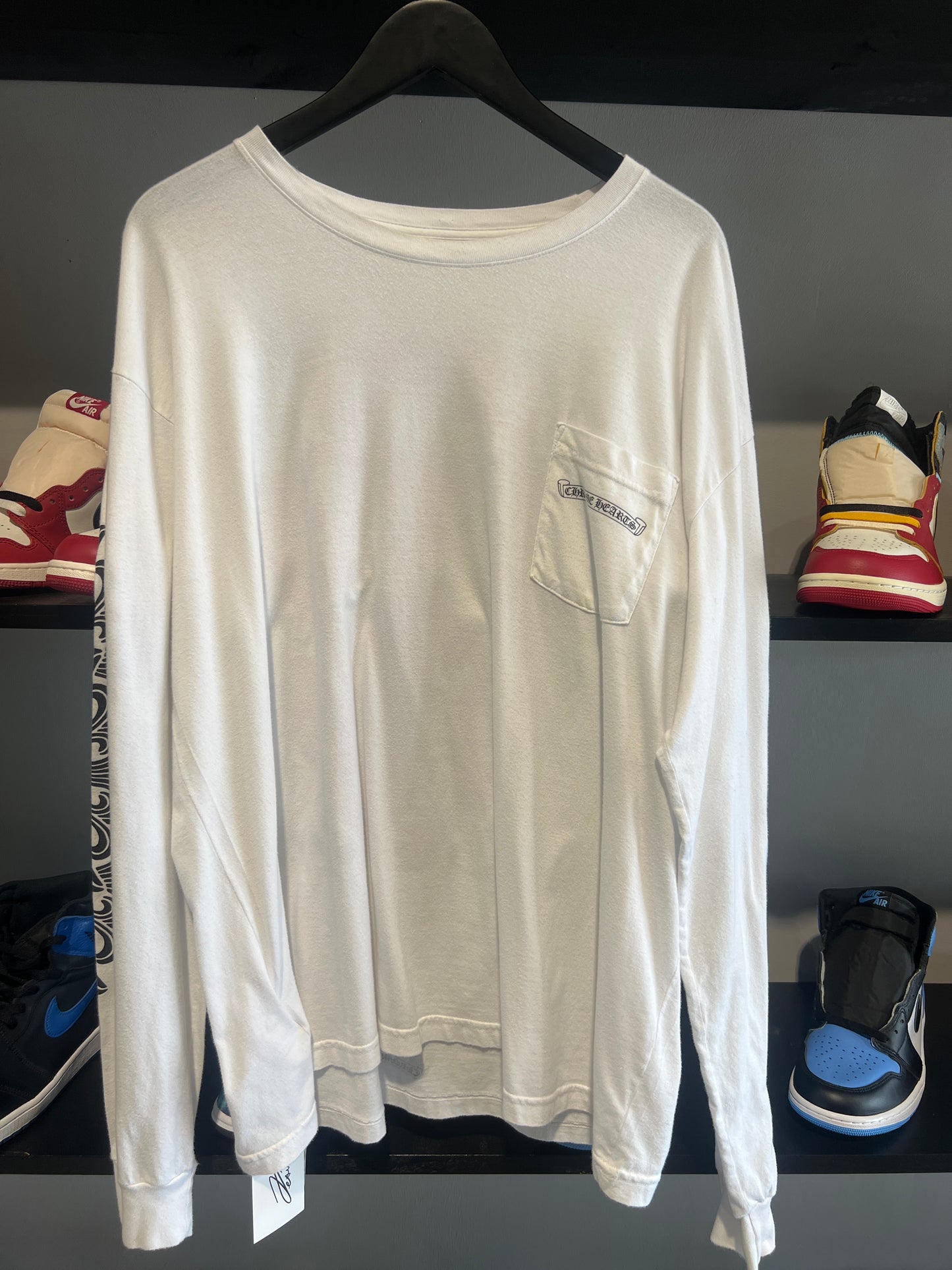 Chrome Hearts Purple Dagger L/S Tee