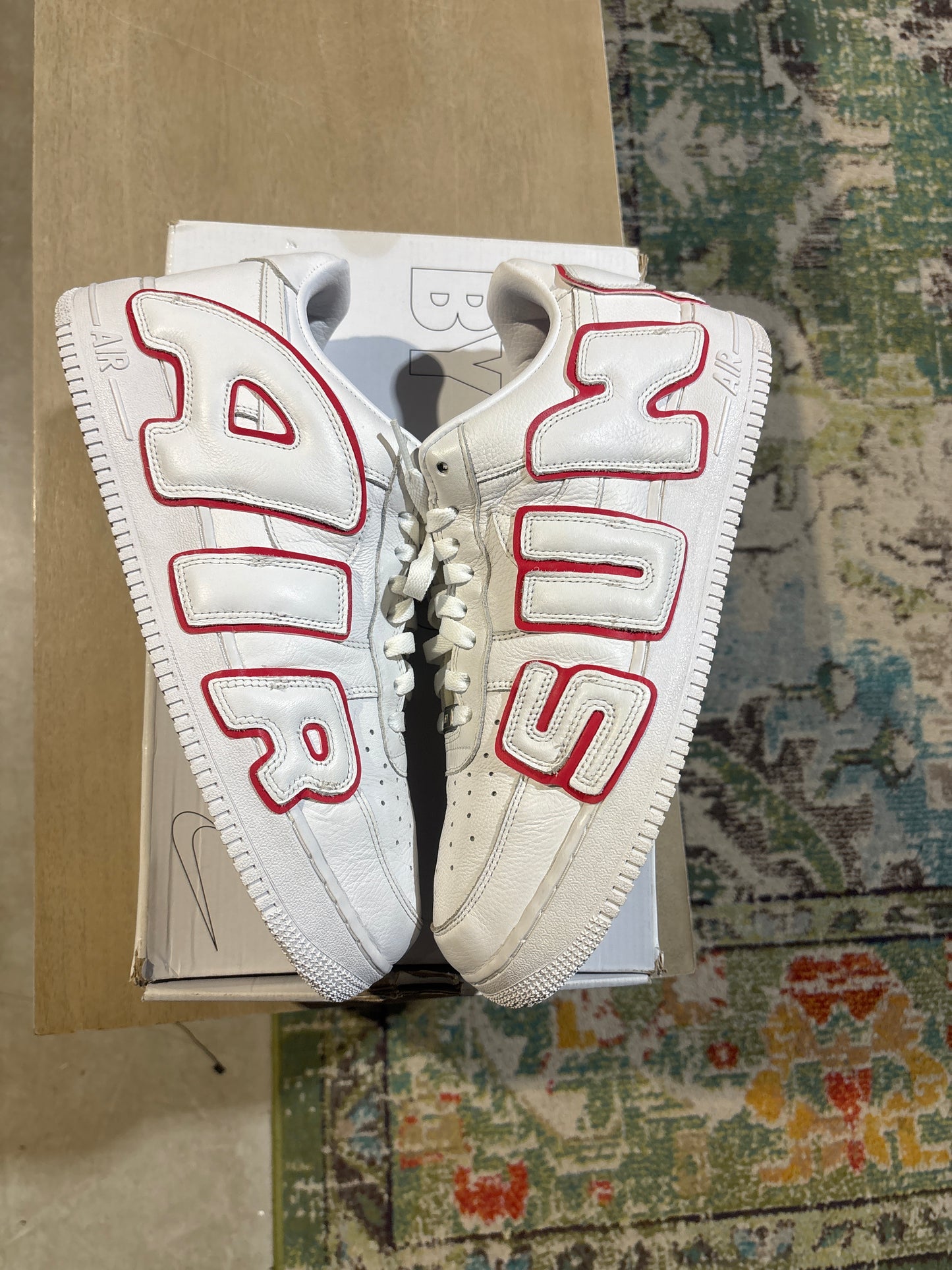 Nike AF1 CPFM Red/White Used Sz 12