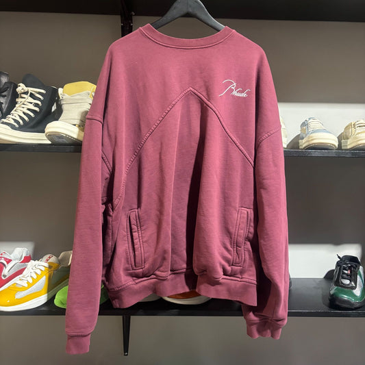 Rhude Burgundy Crewneck