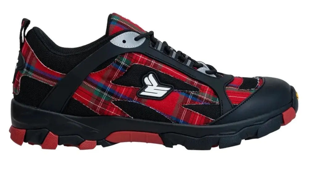 Sicko x Eric Emanuel Plaid Hiking Sneaker Black/Red