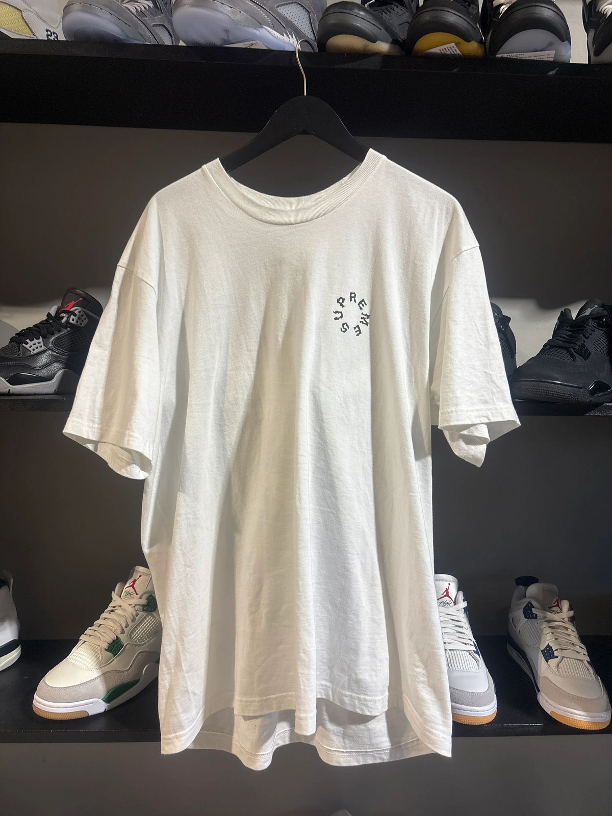 Supreme Marble Tee White Sz Xl - Pre-Owned