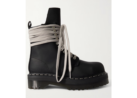 Rick Owens Dr. Martens 1460 Quad Sole leather ankle boots