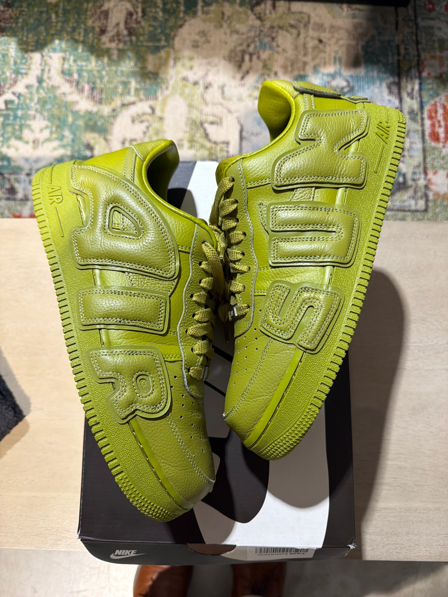 nike af1 cpfm moss used sz 9.5