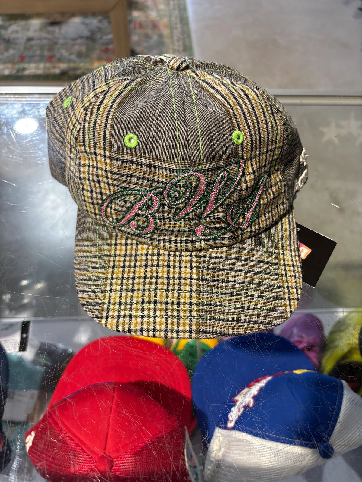 Better With Age Plaid Hat