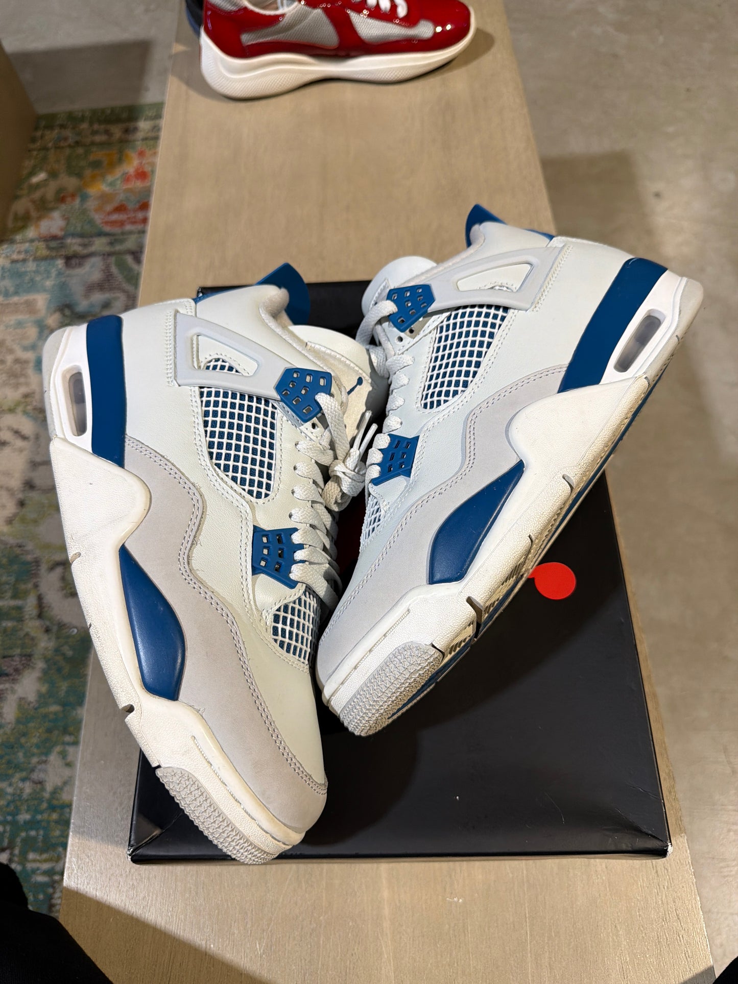 Military Jordan 4 Used Sz 9