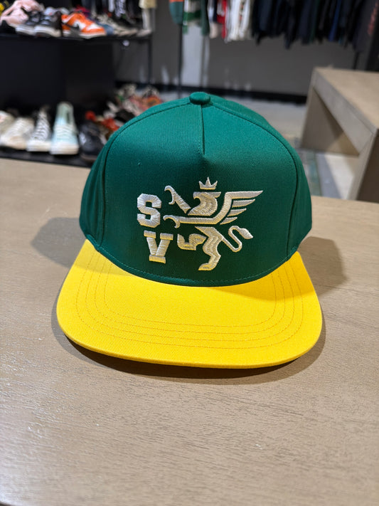 Saint Vanity Green/Yellow Lion Snap Back