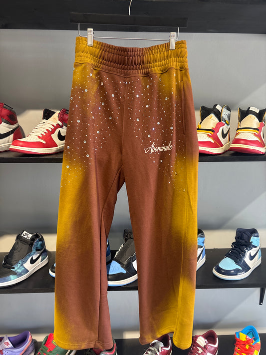 Abominable RhineStone Pants Brown