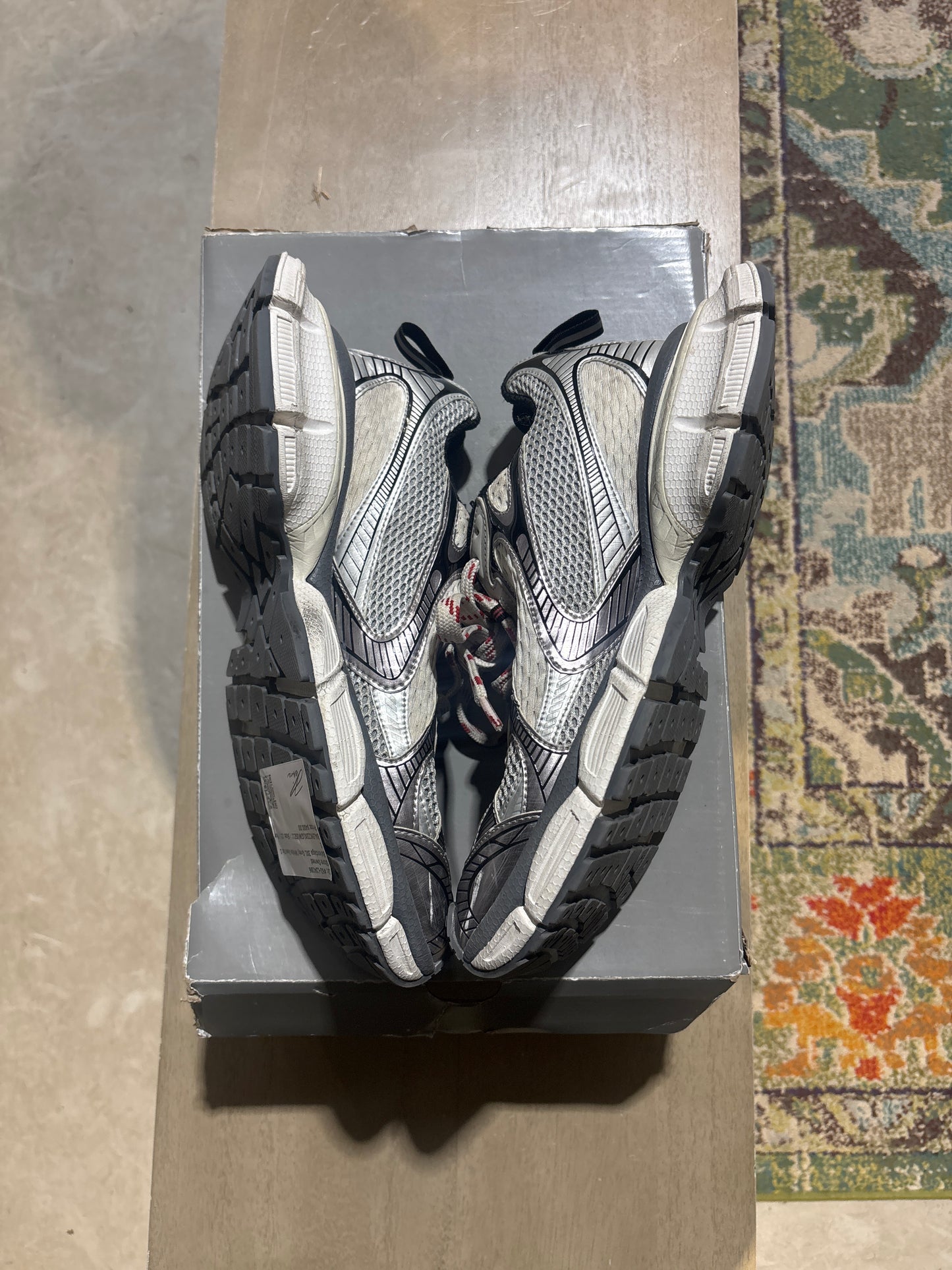 Balenciaga 3XL Grey/White Used Sz 11