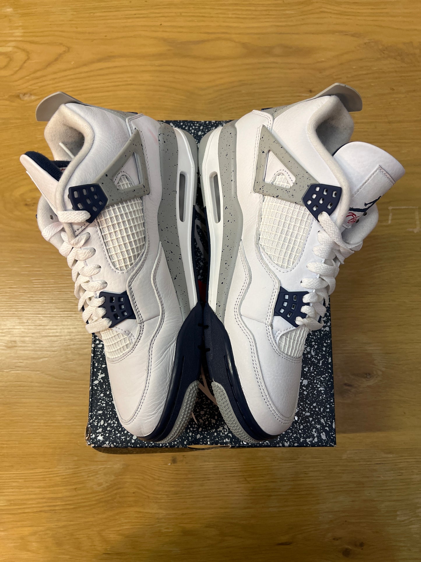 Jordan 4 Retro Midnight Navy Used Sz 9
