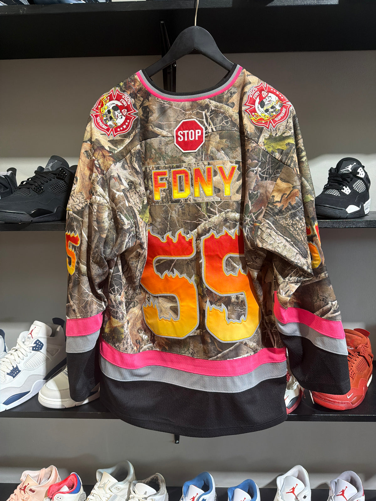 Supreme x FDNY Camo Jersey