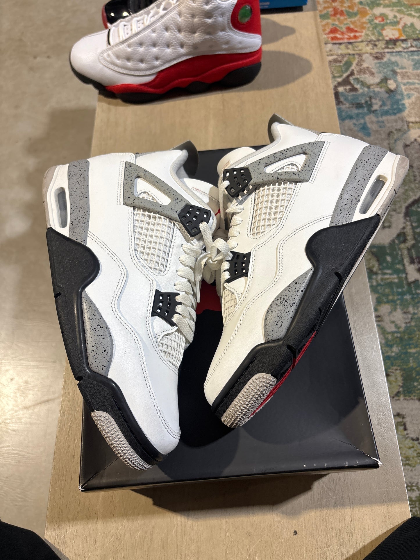 Jordan 4 White Cement Used Sz 9