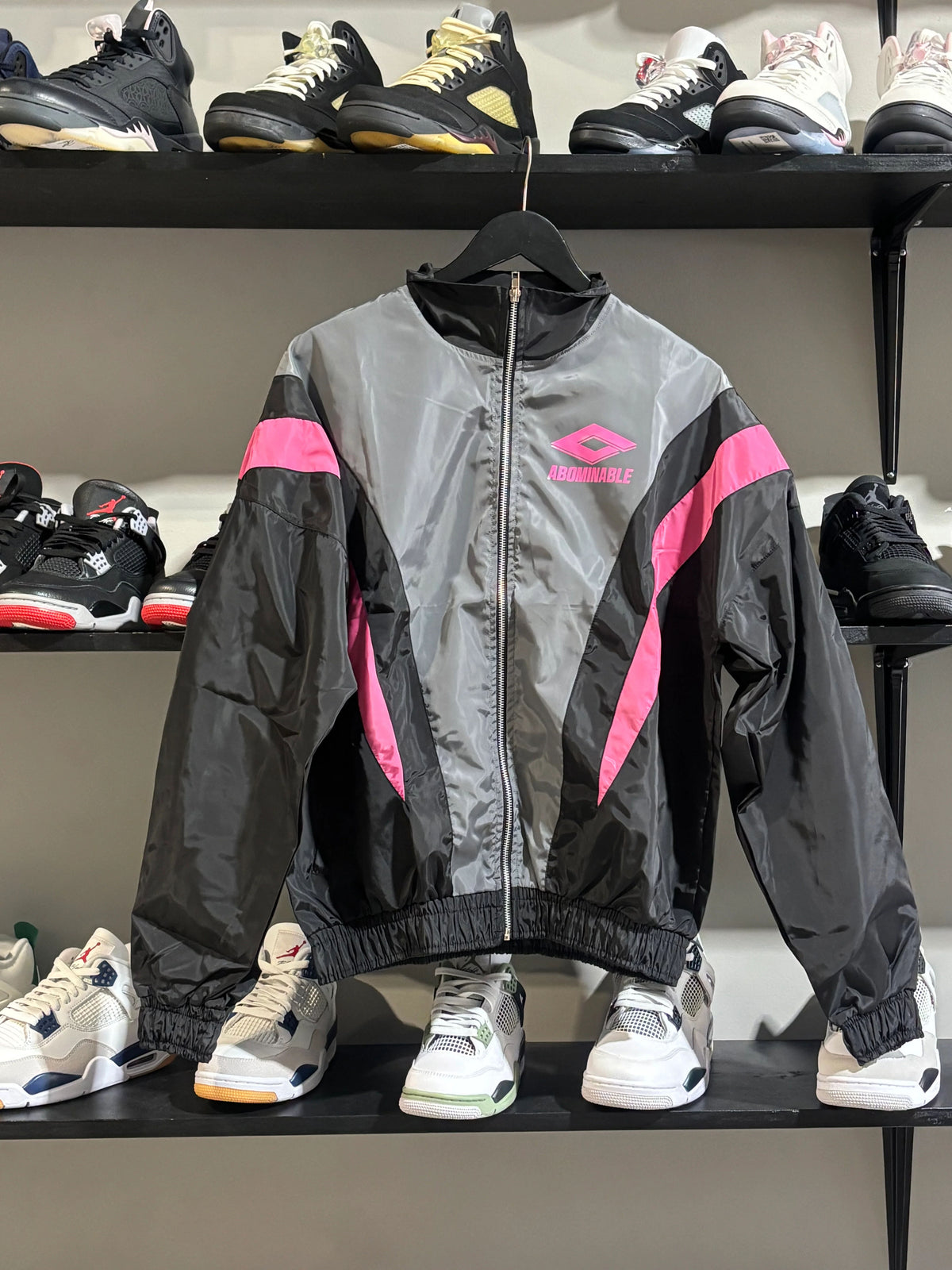 Abominable Pink/Black/Grey Track Jacket