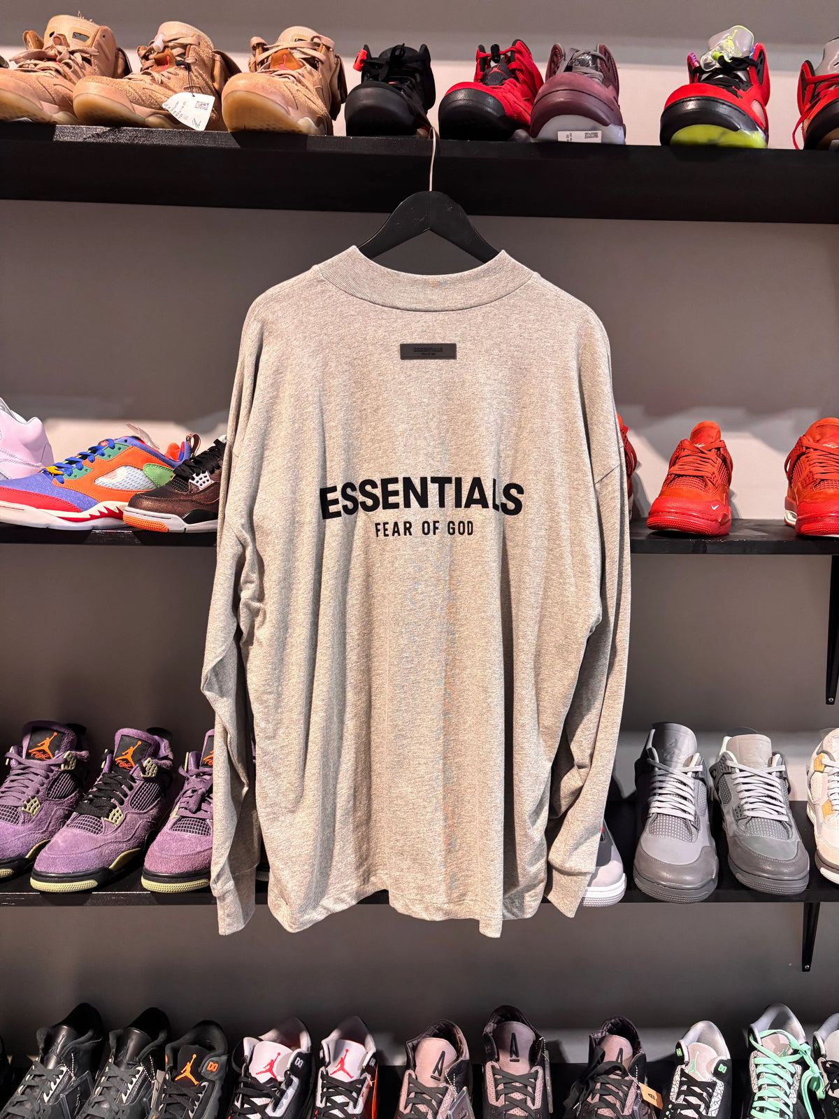 Fear Of God Essentials L/S T-Shirt (Ss22) Dark Oatmeal