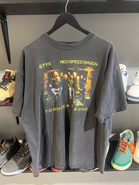 Vintage Styx x Reo Speedwagon Together Tour 2000