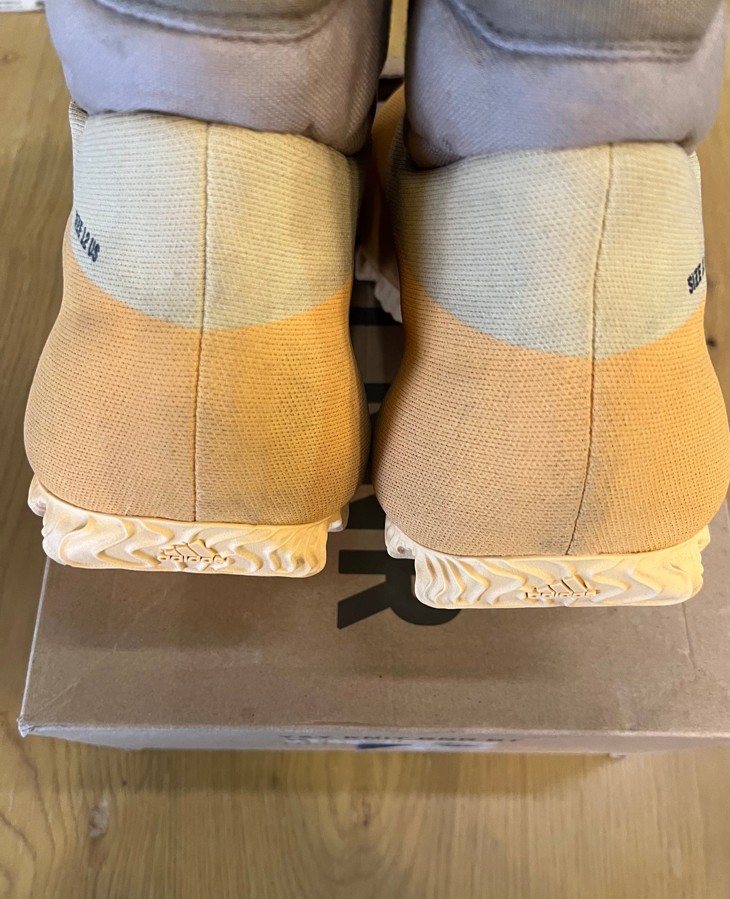 Yeezy Knit runner boot sulfur used sz 12