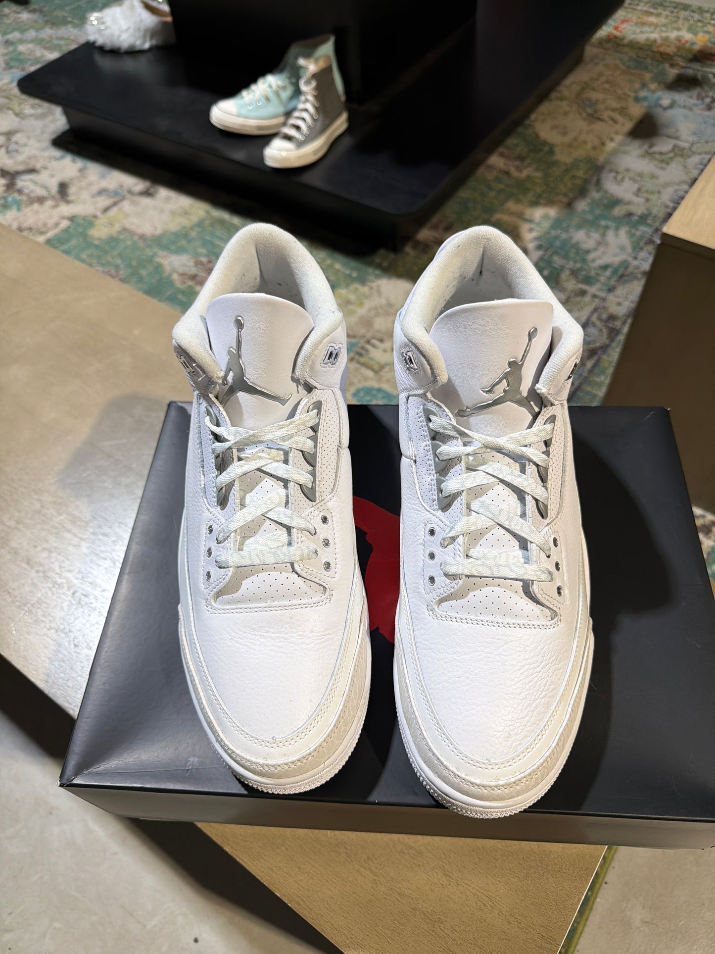 Jordan 3 Pure Money Used Sz 13