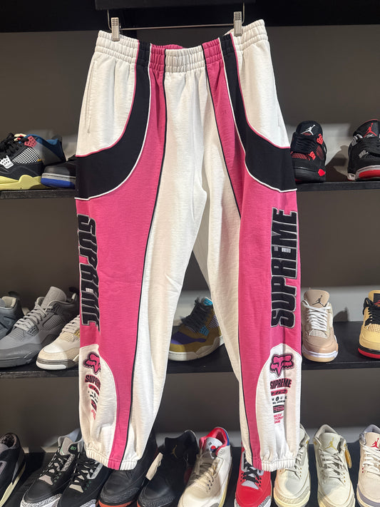 Supreme Fox White/Pink Sweatpants