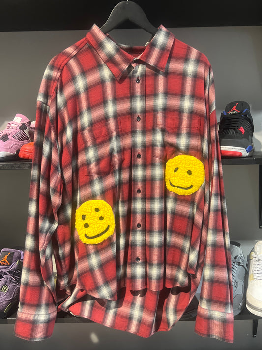 CPFM red flannel smiley face