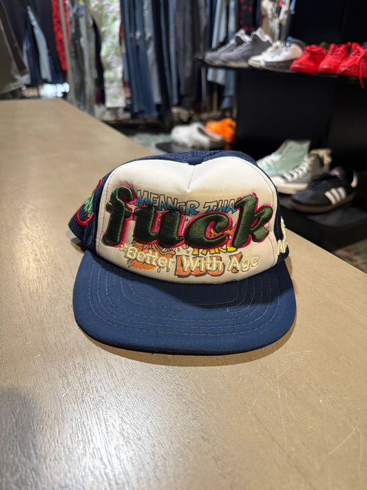 Better With Age Navy F*Ck Hat - Pre-Owned