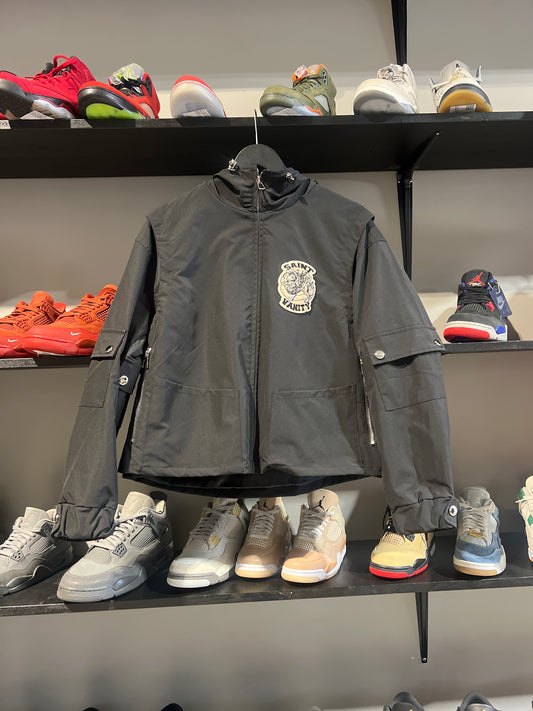 SAINT VANITY NYLON ZIPUP BLACK