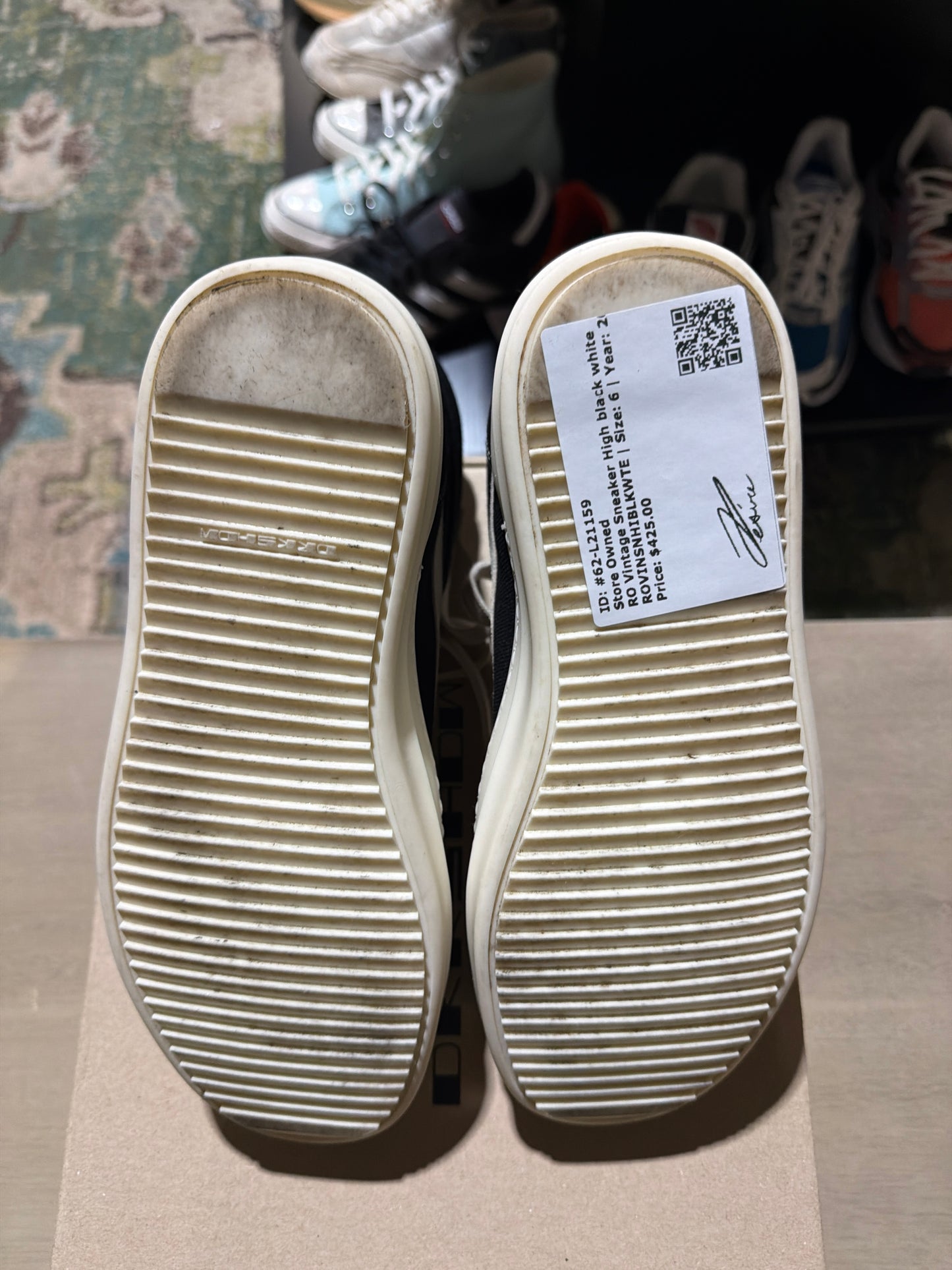 RO Vintage Sneaker High black white