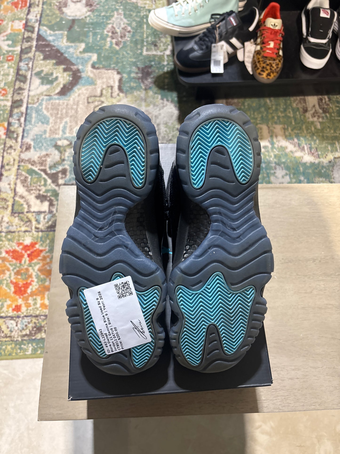 Jordan 11 Gamma Blue Used Sz 9