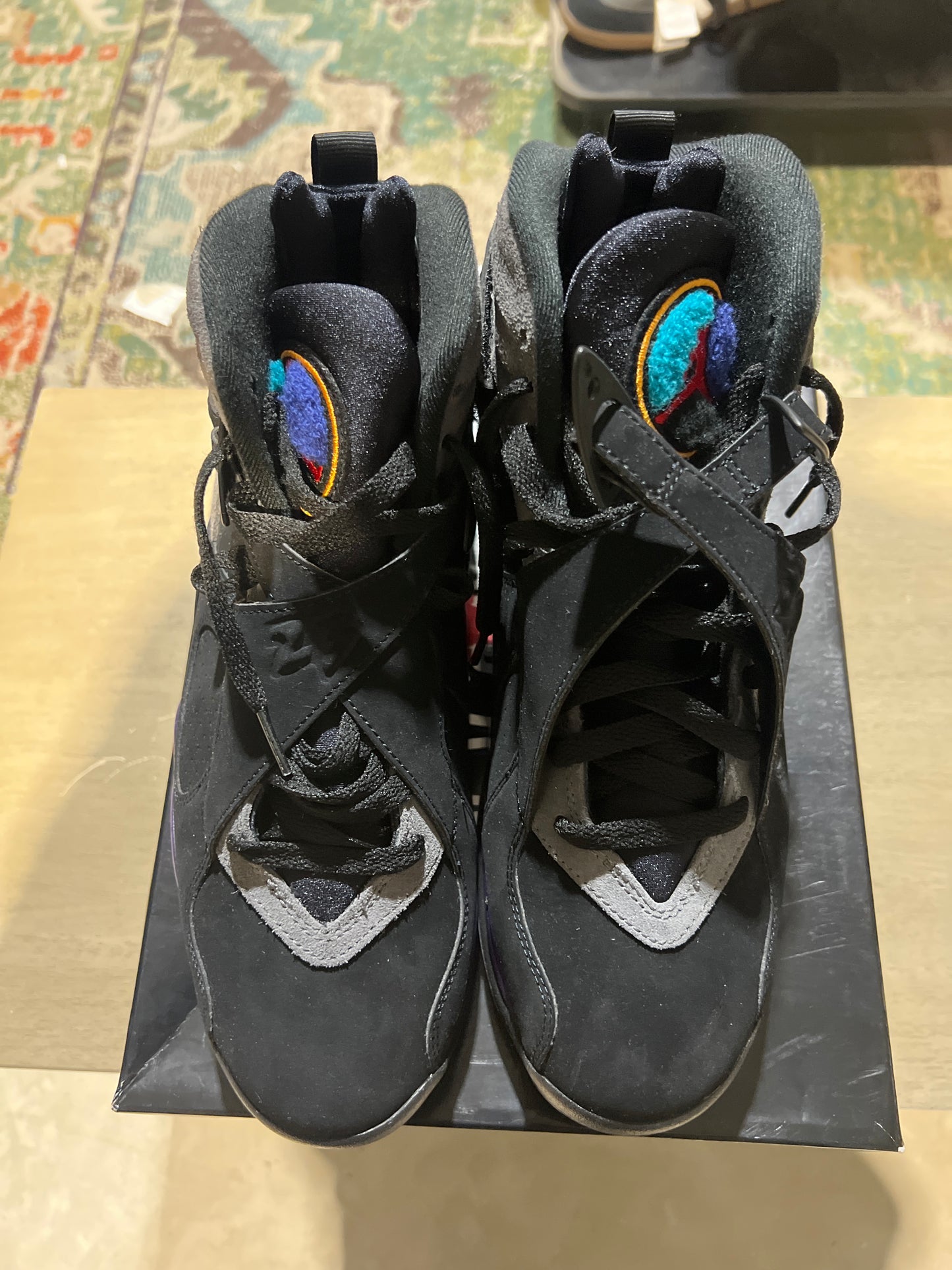 Jordan 8 Aqua used sz 10