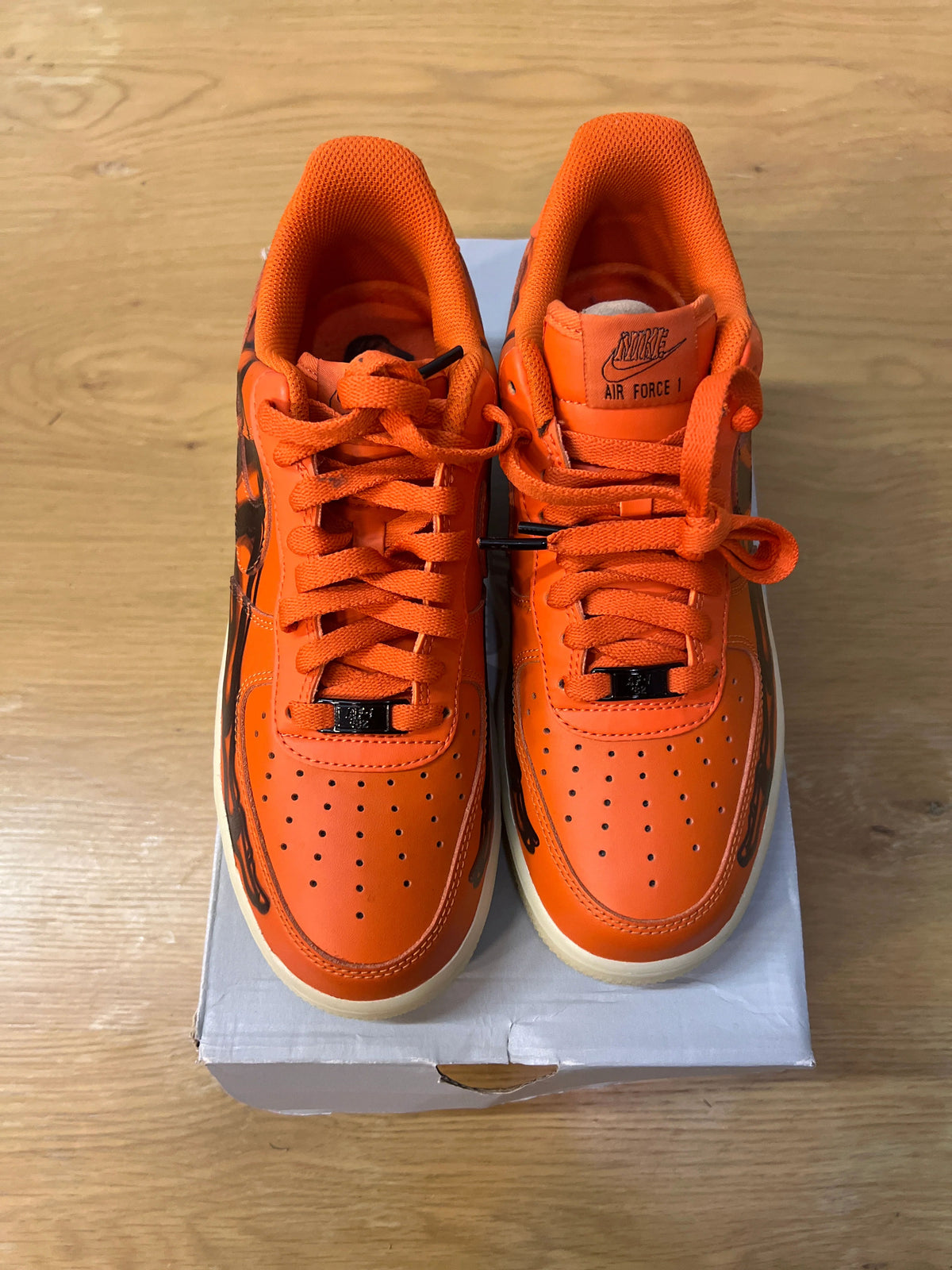 Nike Air Force 1 Low Orange Skeleton Halloween (2020) - Pre-Owned