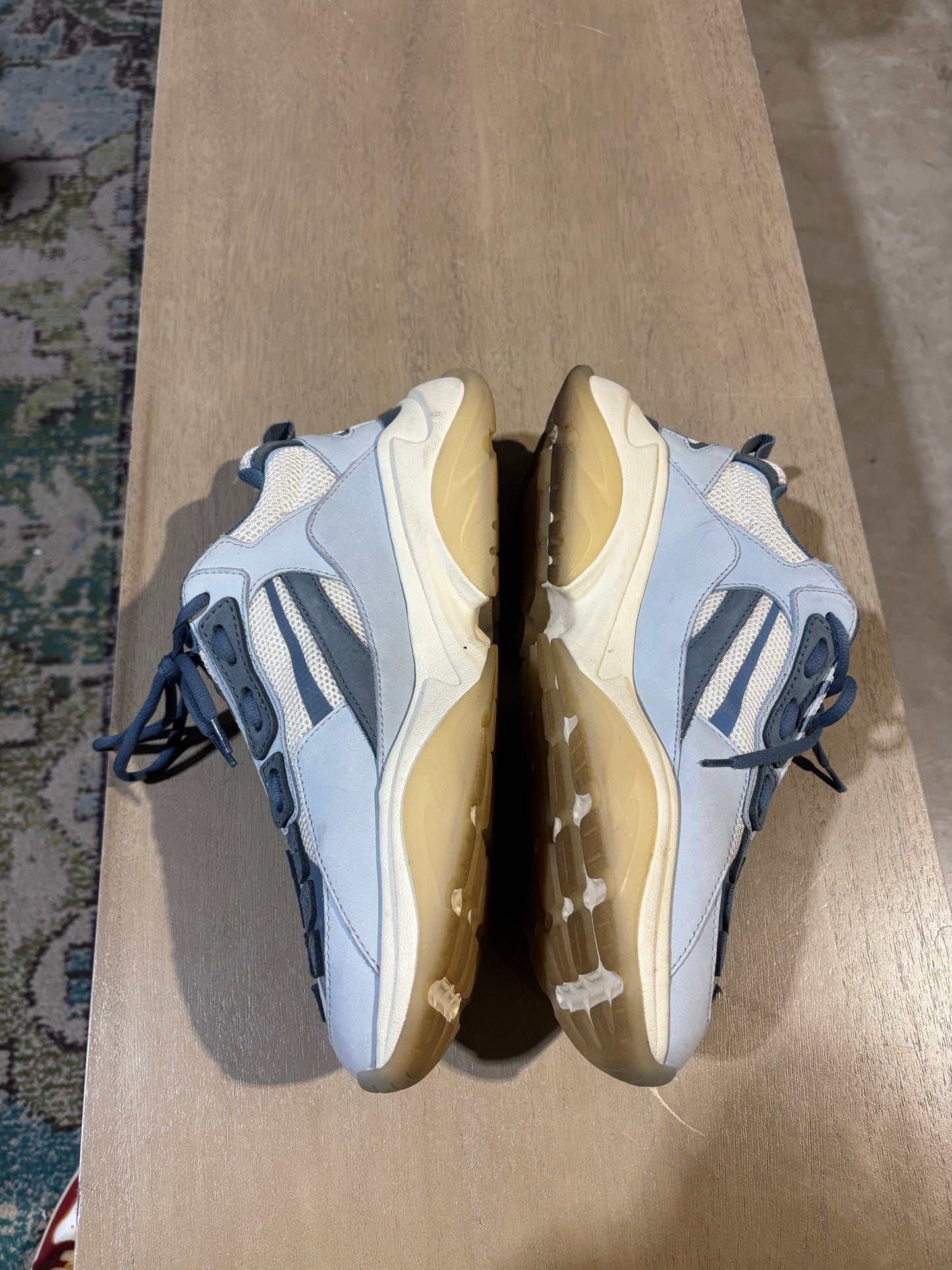 Amiri Skeleton Runners Blue Used Sz 9 NB