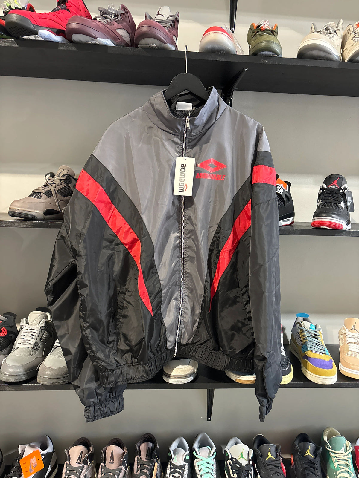 Abominable Red /Black/Grey Track Jacket