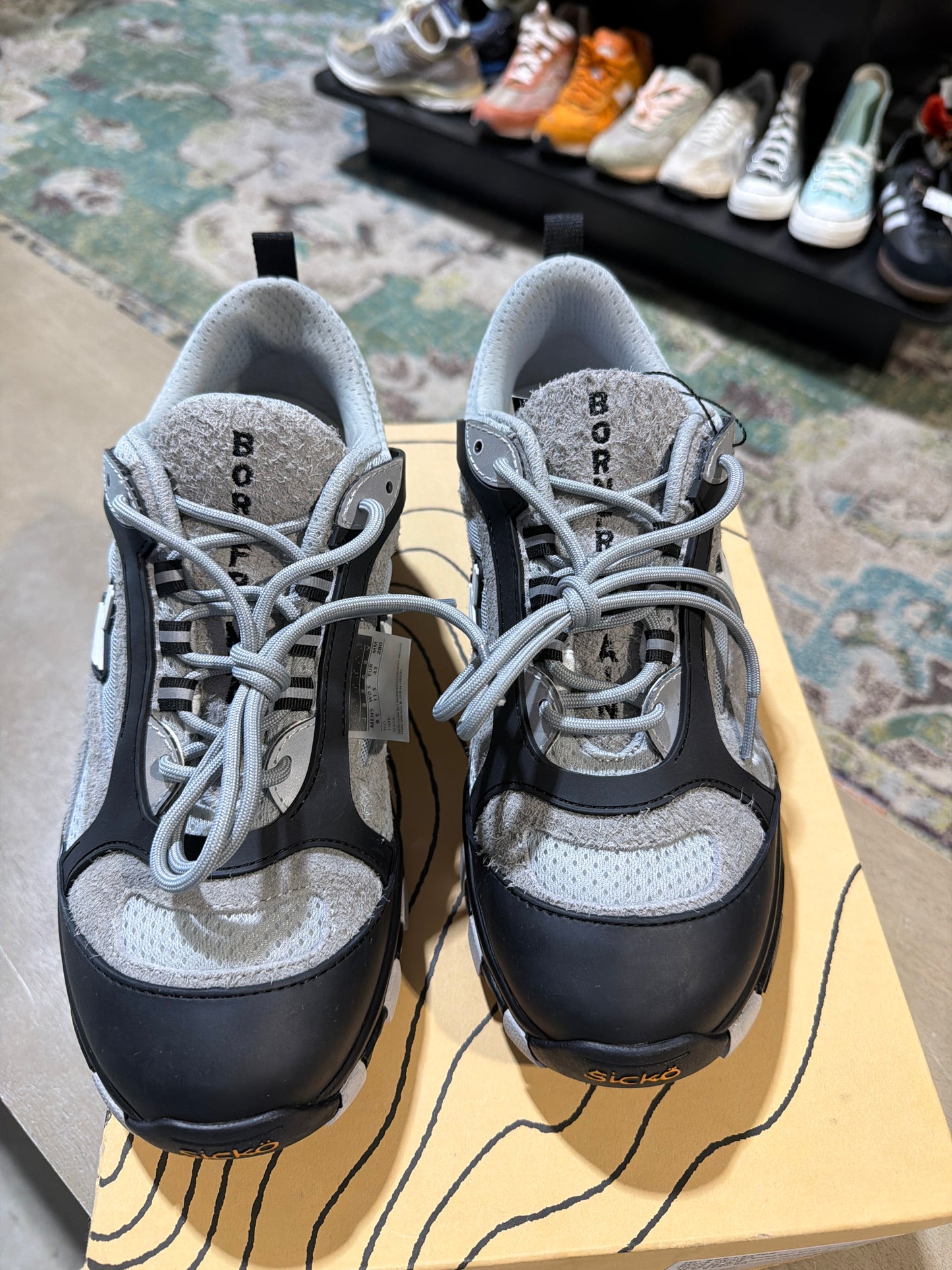 Sicko Hiking Sneaker Grey and Black Used Sz 9.5