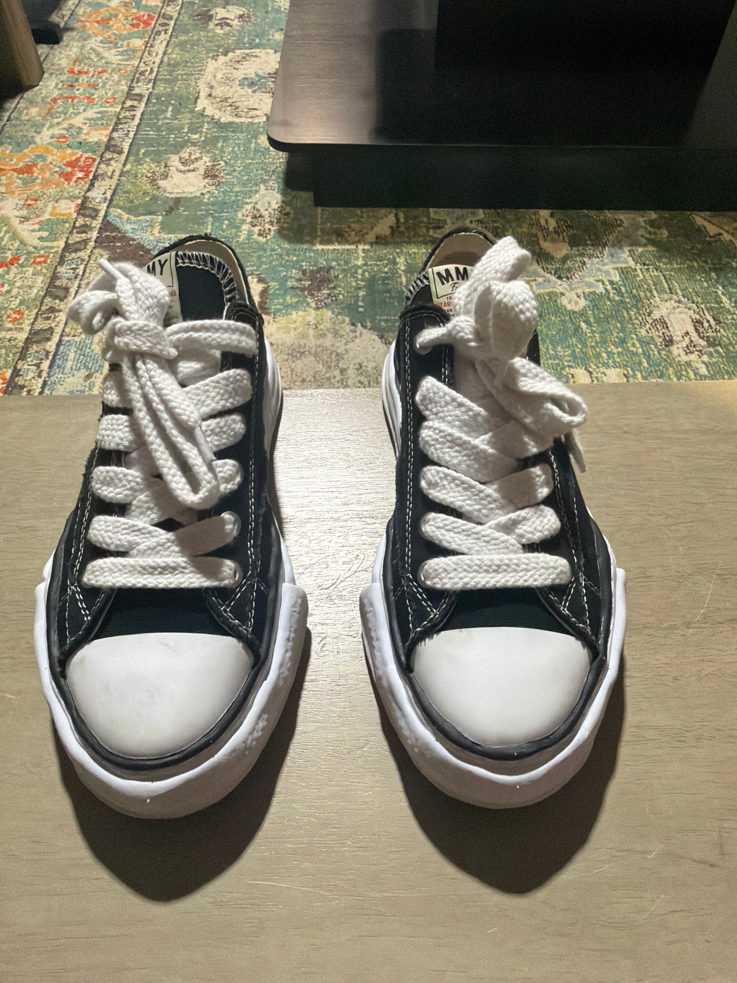 Maison Mihara Black White Used Sz 9 NB