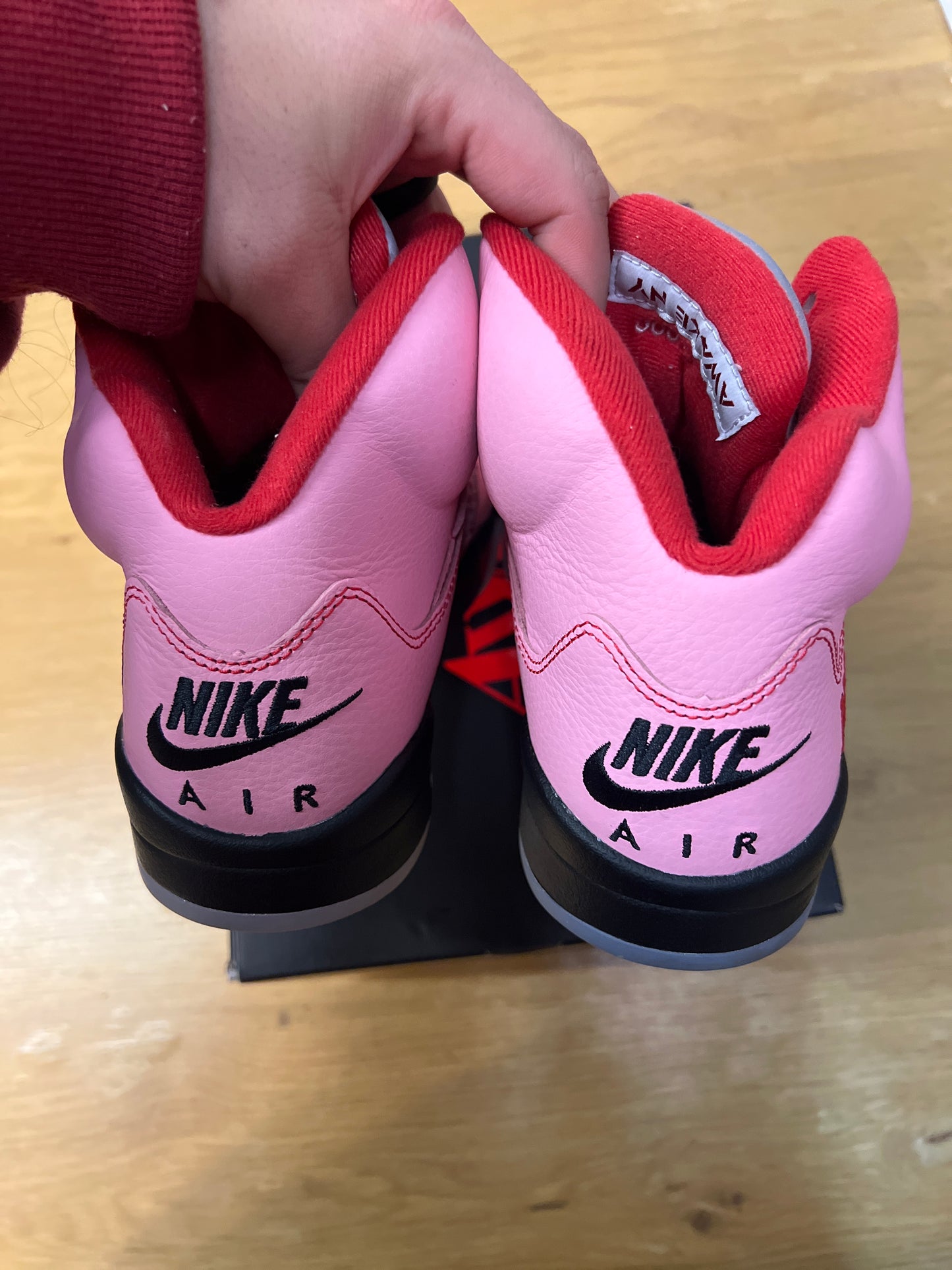Air Jordan 5 Retro Awake Artic Pink Used Sz 9