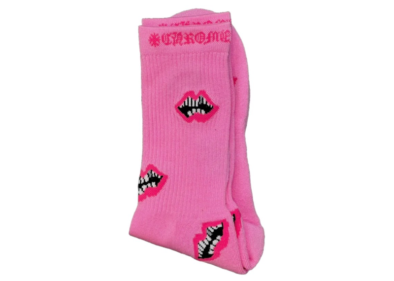 Chrome Hearts Pink/Pink Chomper Socks