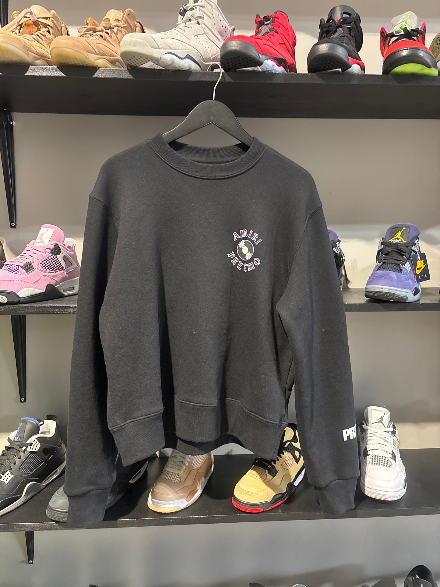 Amiri Black Preemo Crewneck Sz S