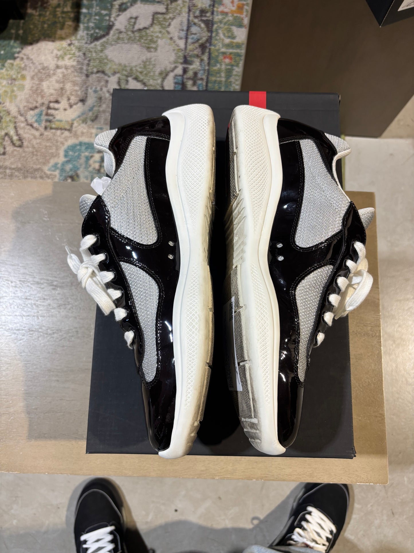PRADA CUP BURGUNDY USED SZ 10