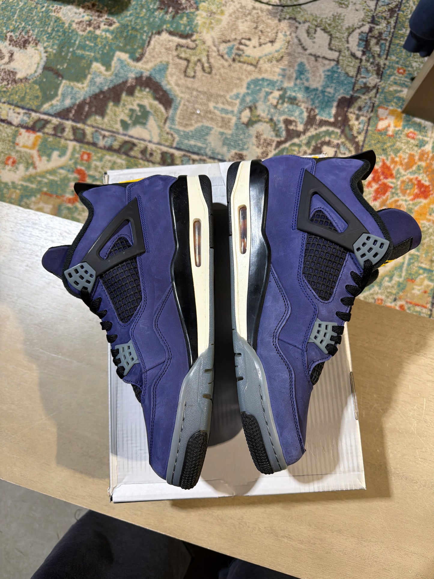 Jordan 4 Lakers Used Sz 11.5